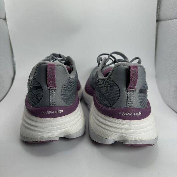 Saucony Hurricane 24 Shoes Womens Size 10 Gray Purple Running Cushioned Trainer - Picture 7 of 12